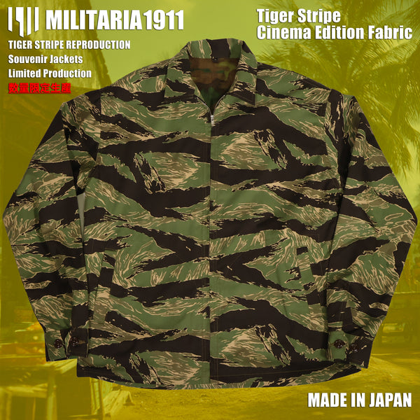 [Ships in early February 2027] MILITARIA 1911 2026 New Release  Tiger Stripe Cinema Edition Fabric  Souvenir Jacket