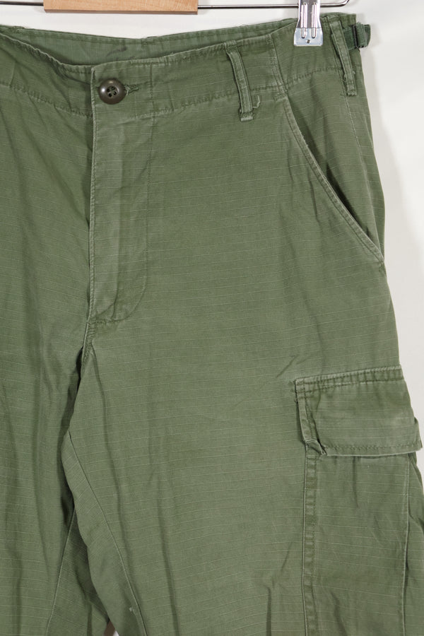 1968 4th Model Jungle Fatigue Pants, S-R, used, strong signs of use.