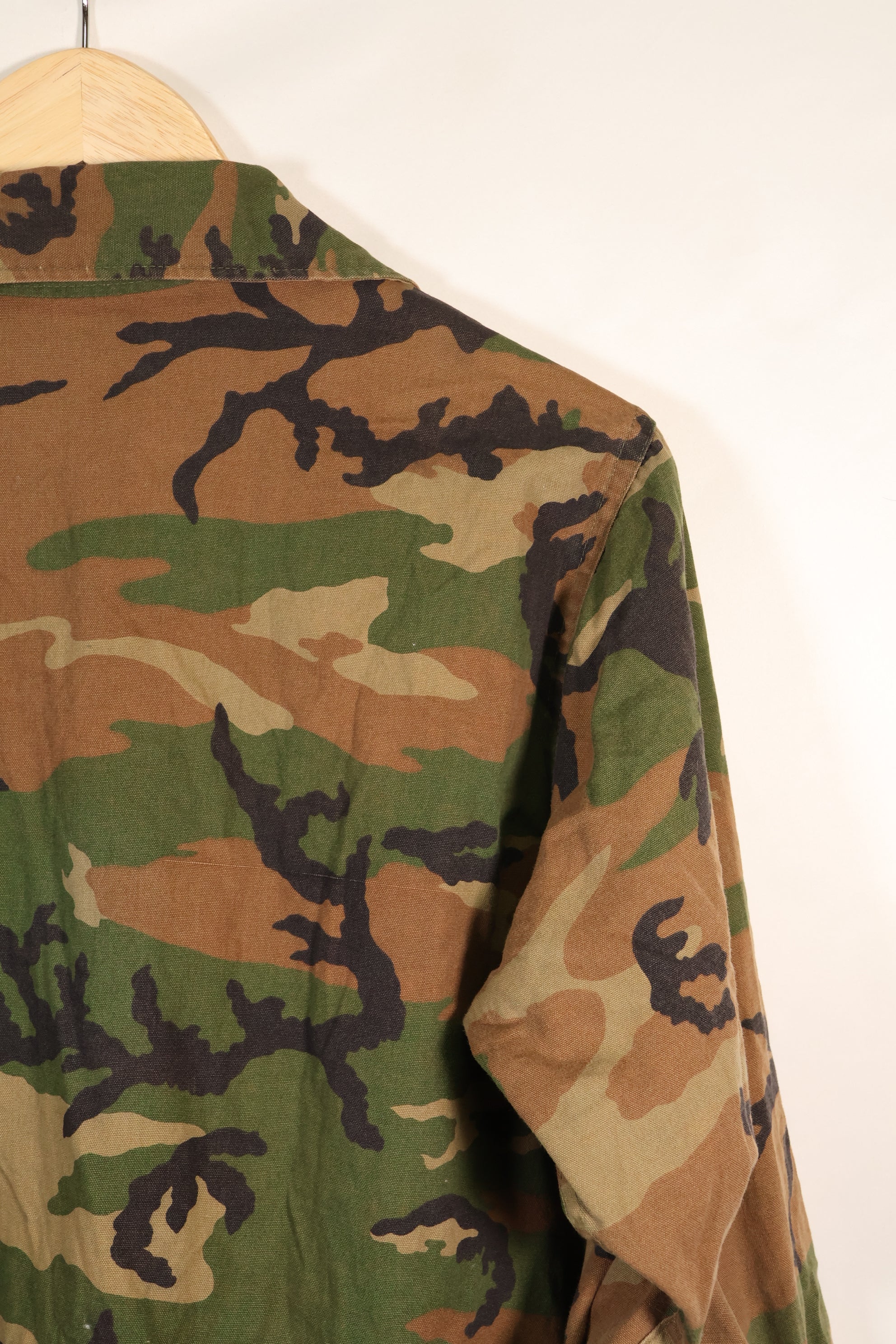 1970's Privately Procured Local Made US Military ERDL Camouflage Copy Fatigue Jacket, Used