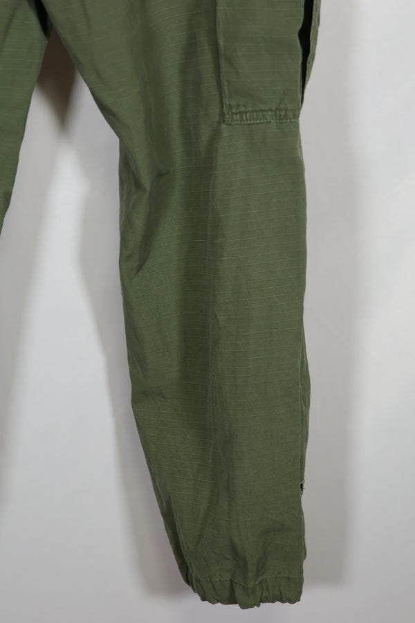 1968 4th Model Jungle Fatigue Pants, S-R, used, strong signs of use.