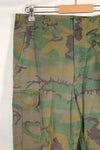 1970s Privately Procured Local Made US Army ERDL Camouflage Copy Fatigue Pants Used