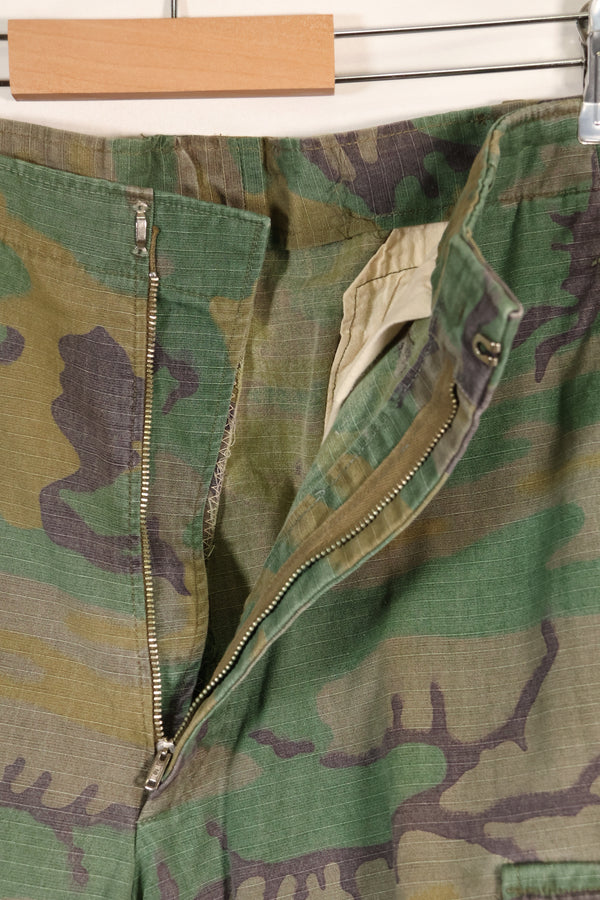 1970s Privately Procured Local Made US Army ERDL Camouflage Copy Fatigue Pants Used