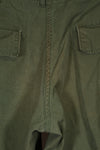 1969 4th Model Jungle Fatigue Pants, M-S, used, strong signs of use.