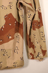 1990 Contract, S-R, U.S. Navy, US NAVY, Individual Item, 6C Desert Color, Chocolate Chip Camo Jacket, Used