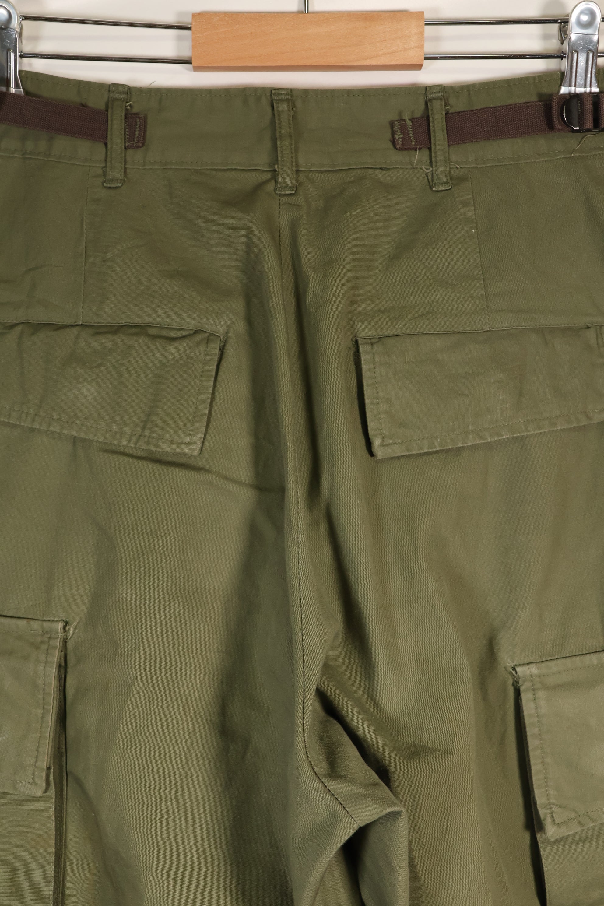 Estimated 1967 Contract S-R 3rd Model Jungle Fatigue Pants Non Rip Good Condition Used