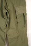 Estimated 1967 Contract S-R 3rd Model Jungle Fatigue Pants Non Rip Good Condition Used