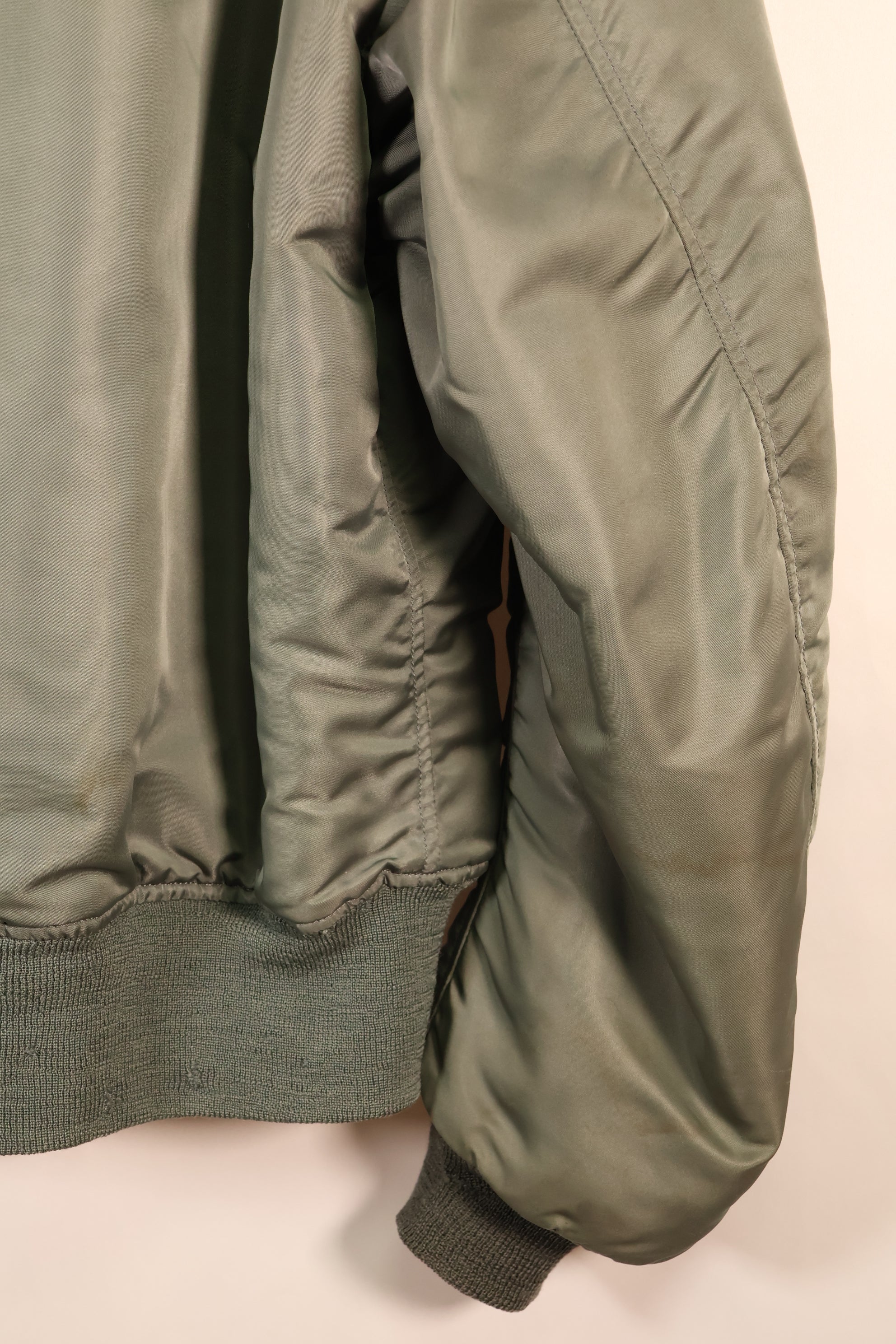 Mid-1950s Test Sample—Estimated Size L or X-LARGE—U.S. Air Force B-15D Flight Jacket—Experimental Test Sample—Good Condition