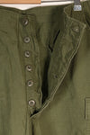 1967 Contract L-L 4th Model Jungle Fatigue Pants in good condition, faded, used.