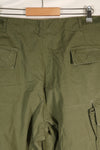 1967 Contract L-L 4th Model Jungle Fatigue Pants in good condition, faded, used.