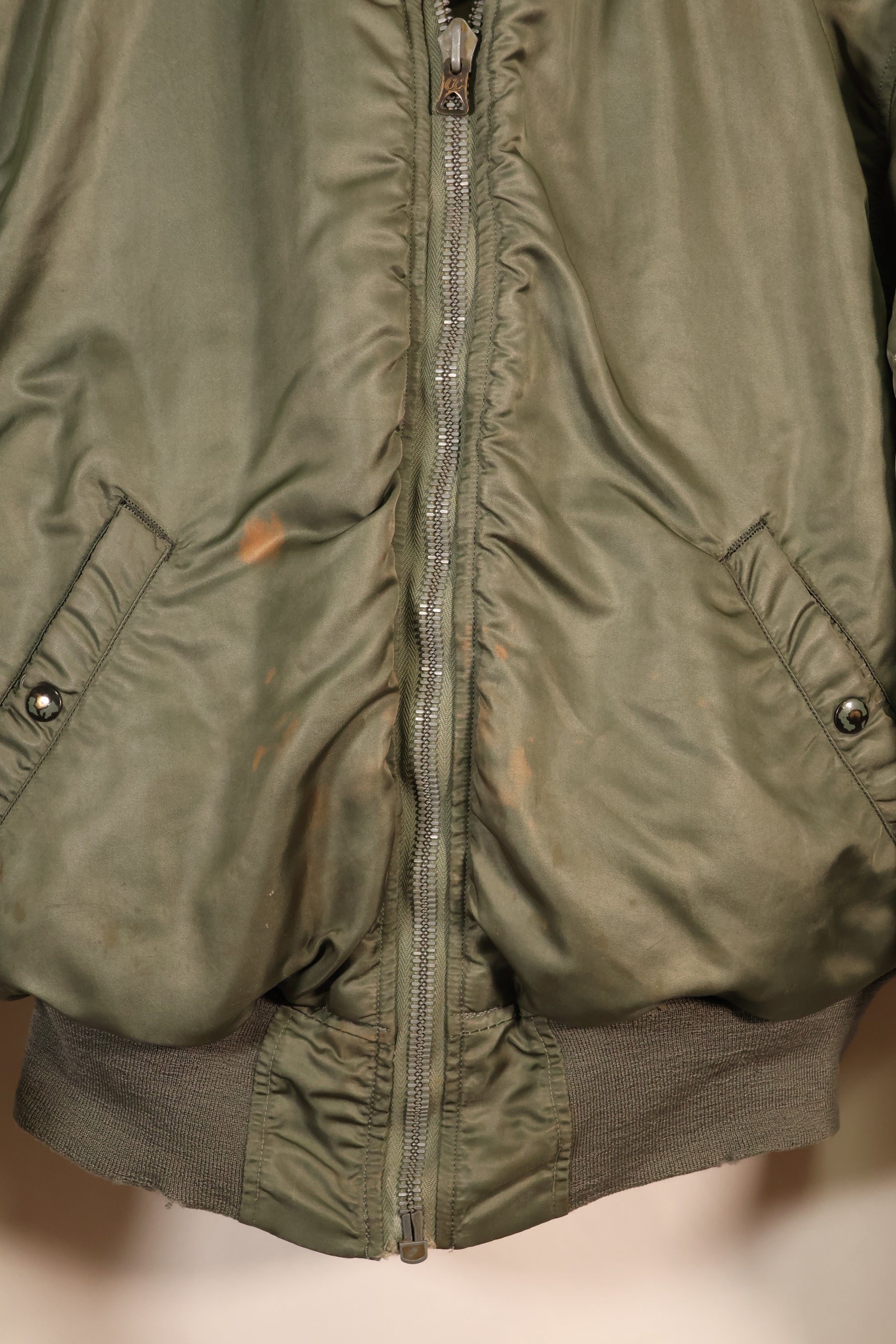 1964 Contract, LARGE, U.S. Air Force (USAF), MA-1 Flight Jacket, Mid-Period Model, Used