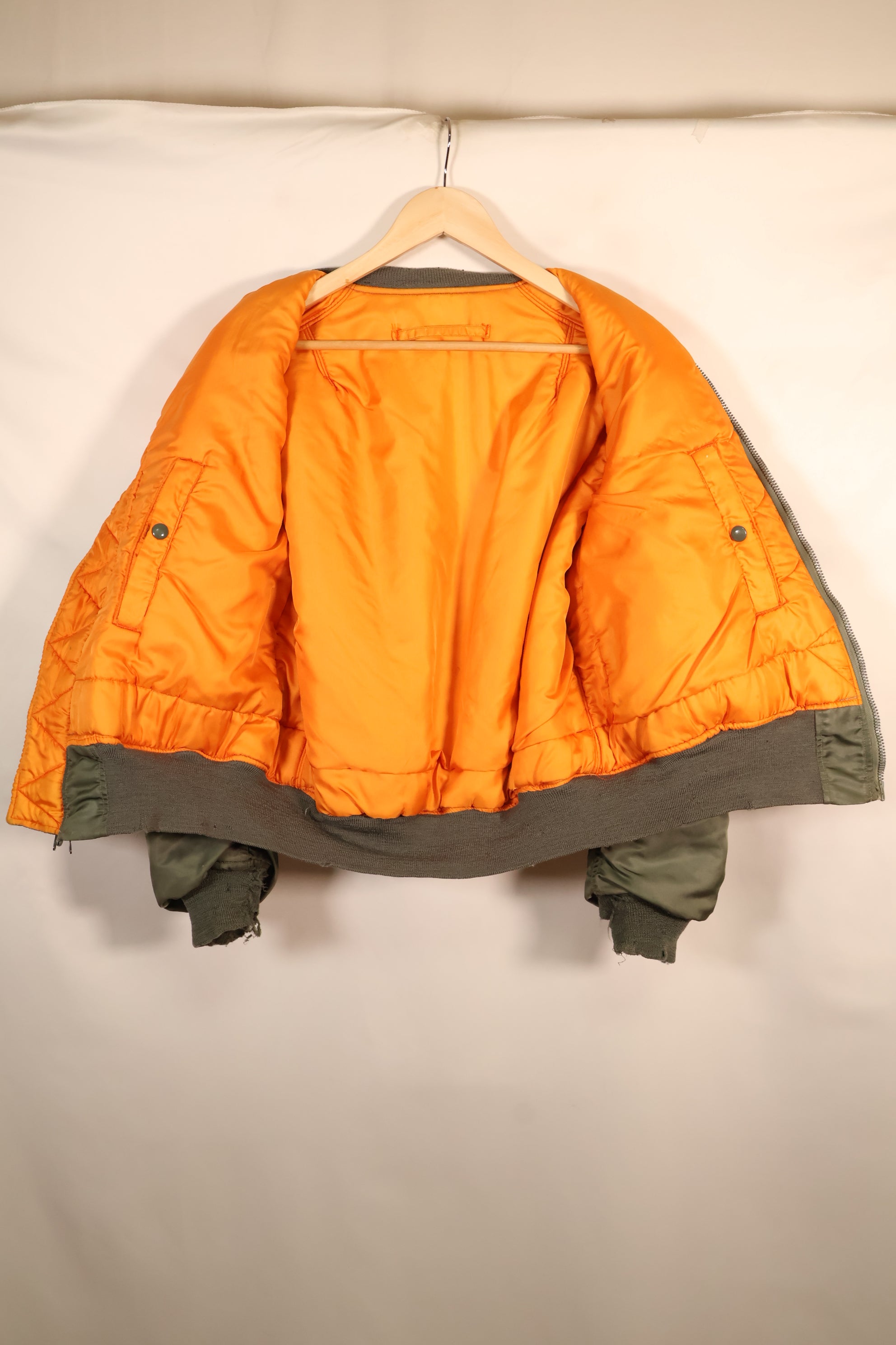 1964 Contract, LARGE, U.S. Air Force (USAF), MA-1 Flight Jacket, Mid-Period Model, Used
