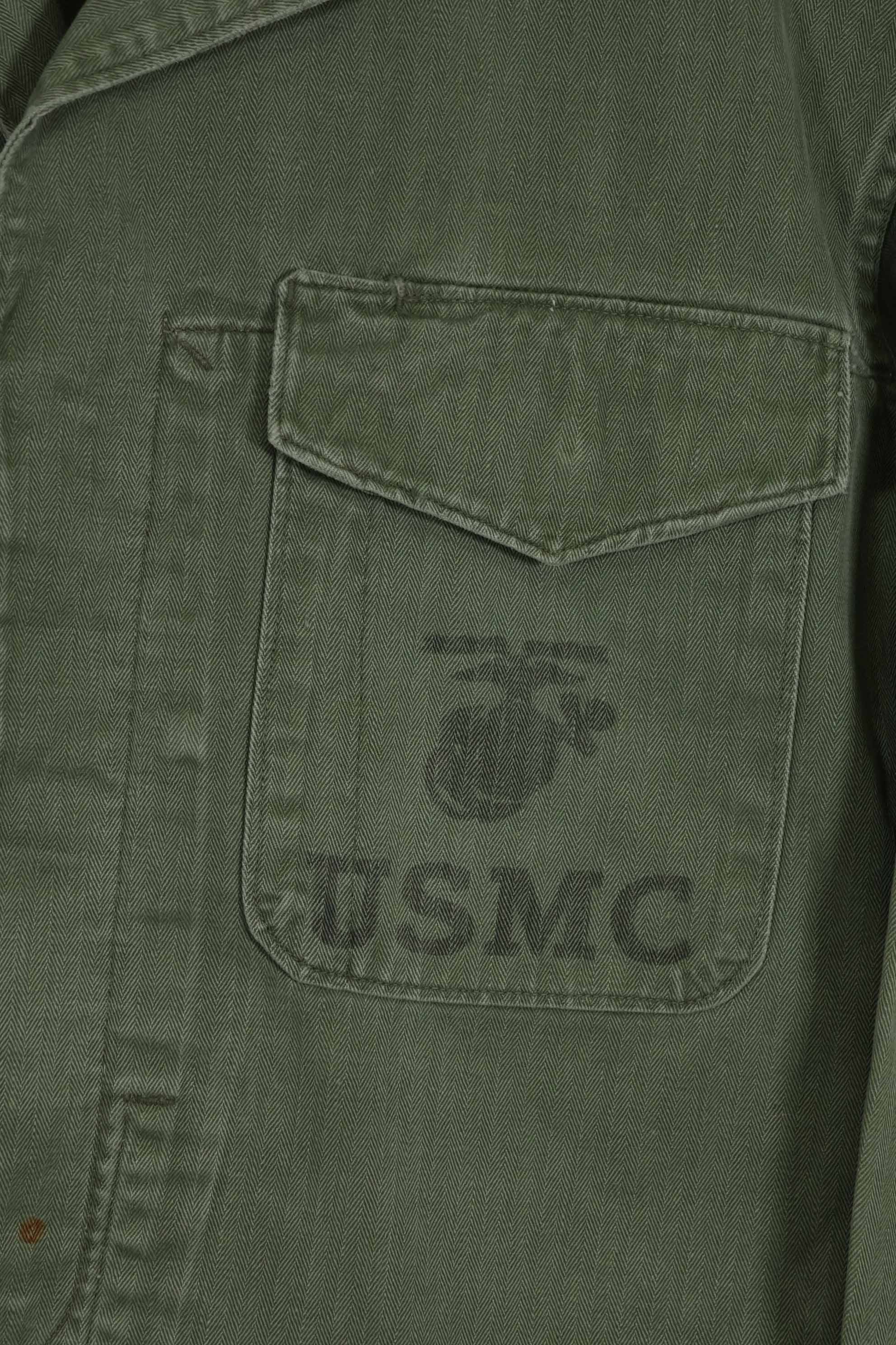 1950s U.S. Marine Corps HBT Uniform P-53 Final HBT Uniform Used C