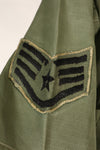 1968 Contract, S-R, USAF, 4th Model Jungle Fatigue Jacket, Short-Sleeve Custom, Used