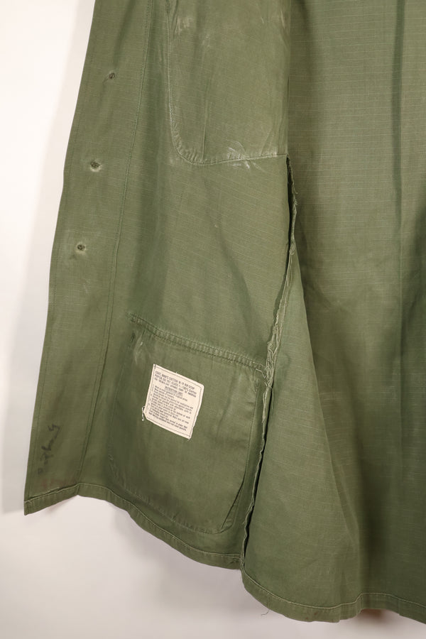 1968 Contract, S-R, USAF, 4th Model Jungle Fatigue Jacket, Short-Sleeve Custom, Used