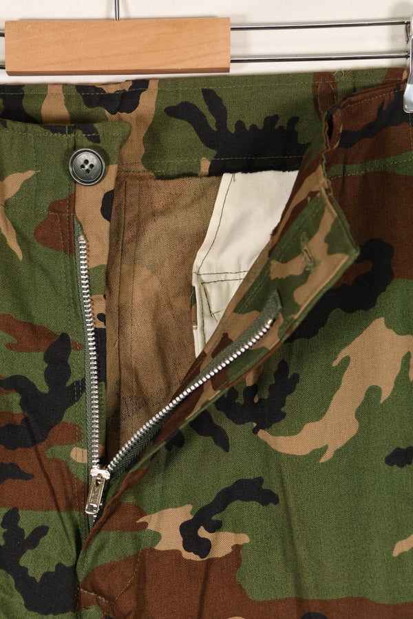 1980's Okinawa souvenir ERDL camouflage Woodland camouflage locally made pants, unused.