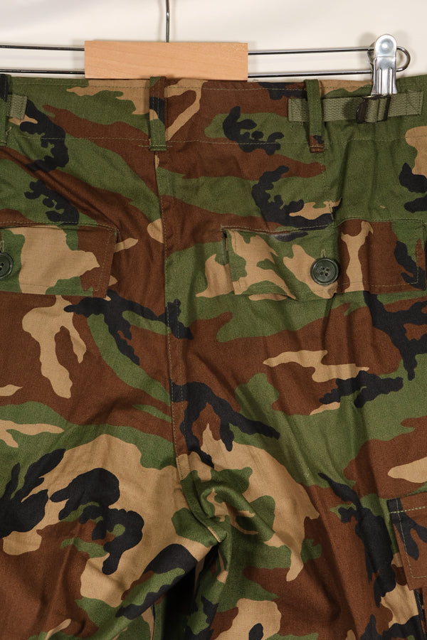 1980's Okinawa souvenir ERDL camouflage Woodland camouflage locally made pants, unused.