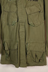 1969 Contract, Presumed S-R, 4th Model Jungle Fatigue Jacket, Patches Added Later, Used