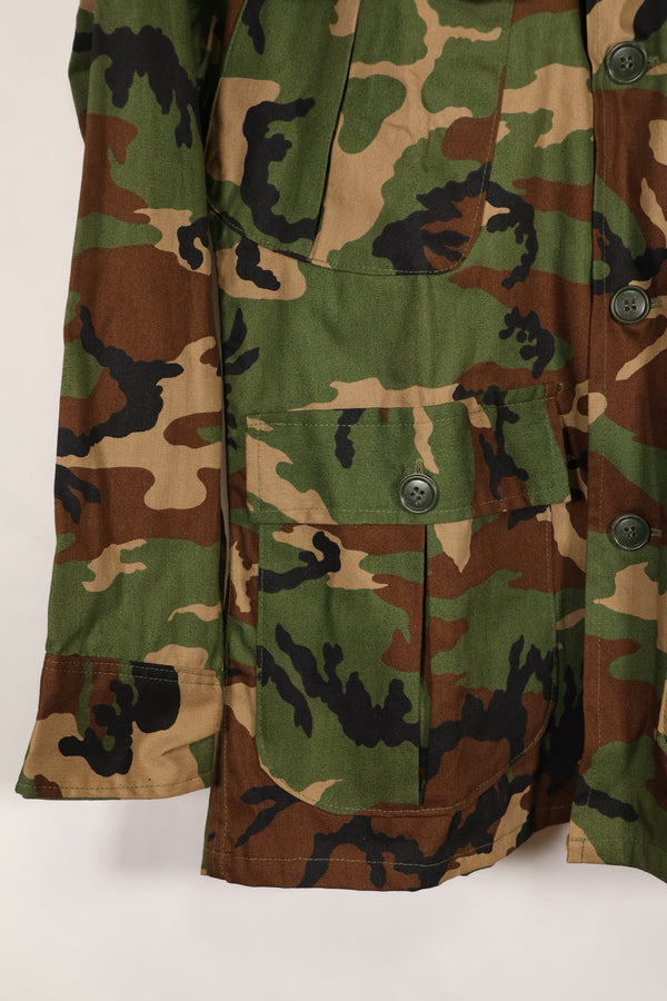 1980's Okinawa souvenir ERDL camouflage woodland camouflage locally made jacket, never used.