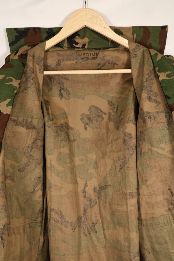 1980's Okinawa souvenir ERDL camouflage woodland camouflage locally made jacket, never used.