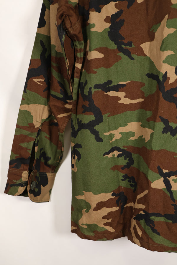 1980's Okinawa souvenir ERDL camouflage woodland camouflage locally made jacket, never used.