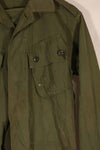 Real 1st Model Jungle Fatigue Jacket, repaired and refitted, used.