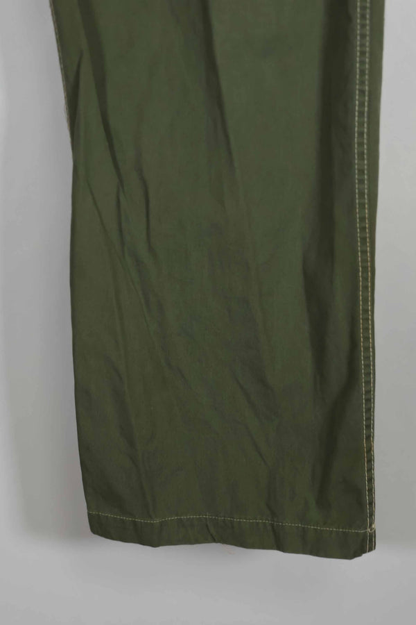 Mid-1960s Japanese locally made 2nd Model Jungle Fatigue pants, used.