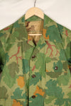 1970's Private Purchase U.S. Marine Corps Mitchell Camouflage Fatigue Jacket by Shelterhalf, used.