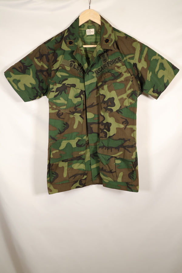 1969 Contract S-S USAF Major ERDL Ripstop Jacket with Tailor Used