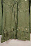 1969 Contract, M-L, 4th Model Jungle Fatigue Jacket, Patches Added Later, Used
