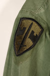 1969 Contract, M-L, 4th Model Jungle Fatigue Jacket, Patches Added Later, Used