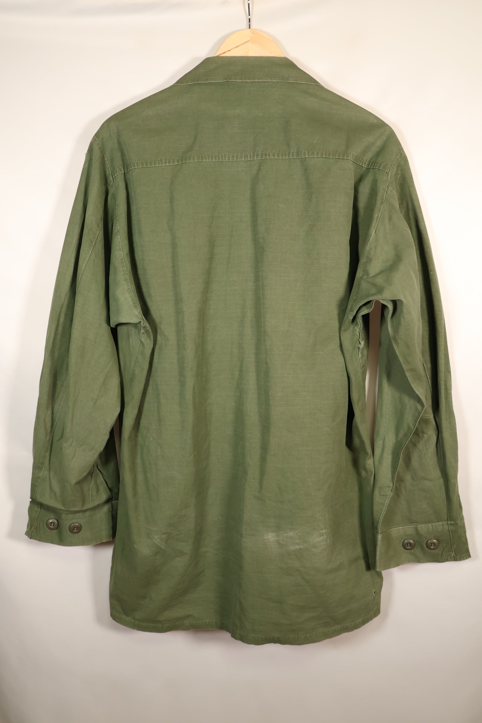 1969 Contract, M-L, 4th Model Jungle Fatigue Jacket, Patches Added Later, Used