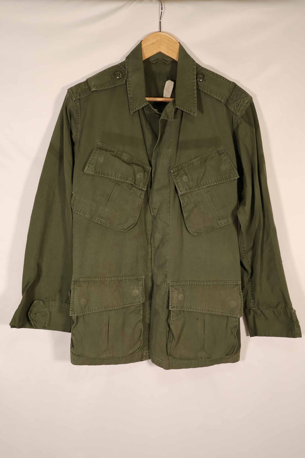 Real DAJB contract number 2nd Model Jungle Fatigue Jacket, faded, used. Japan made