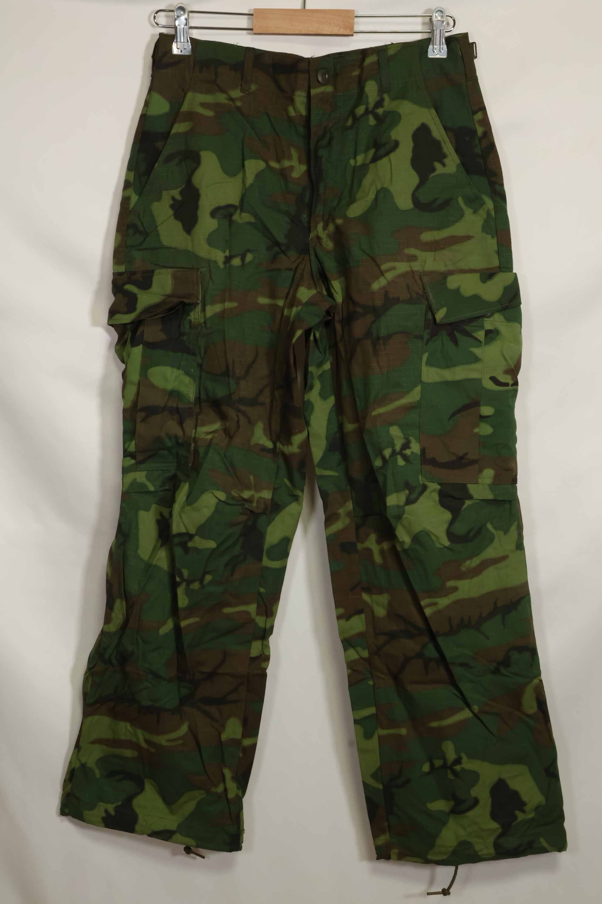 1968 Contract Ripstop ERDL Camouflage Jungle Fatigue Pants S-S Good Condition Used