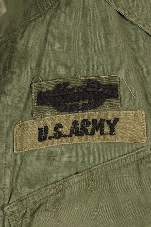 Estimated circa 1965 S-L 2nd Model Jungle Fatigue Jacket 25th Infantry Division, used with patch.