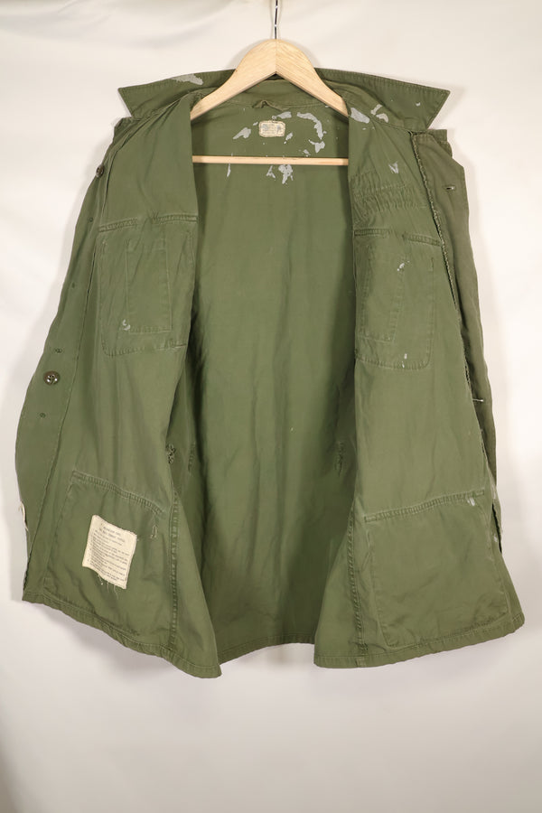 Estimated circa 1965 S-L 2nd Model Jungle Fatigue Jacket 25th Infantry Division, used with patch.