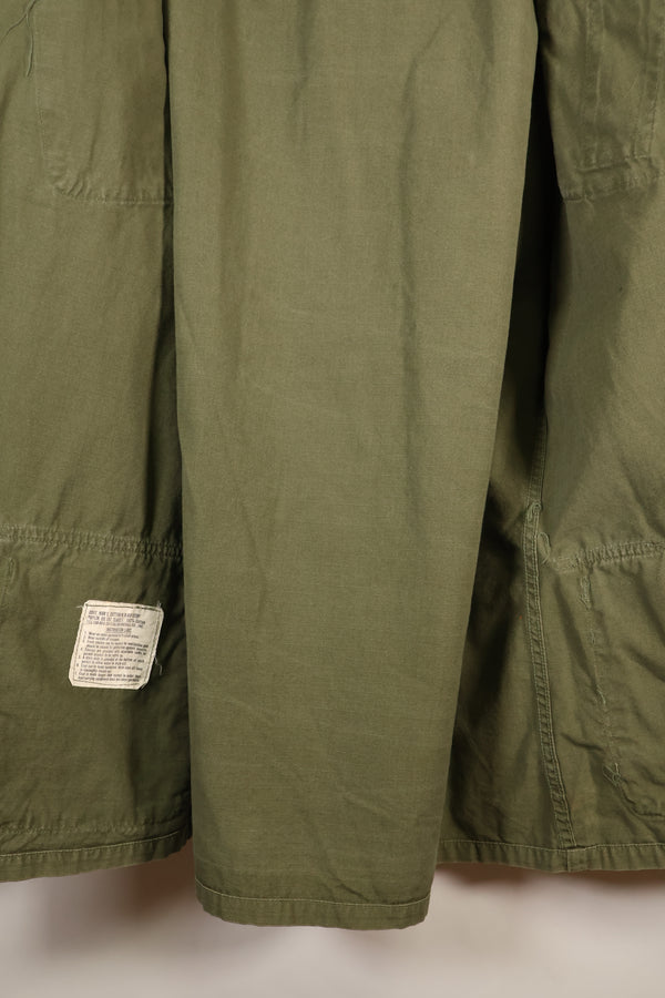 1968 Contract, M-L US Army, 4th Model Jungle Fatigue Jacket, Used