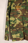 Civilian 1980's Okinawa TOGUCHI Jacket, hand sewing machine embroidery, camouflage jacket, used.