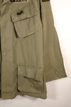 1969 Contract, M-R, 4th Model Jungle Fatigue Jacket, With Aftermarket Patches, Used
