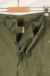1964 Contract S-L with hemming 1st Model Jungle Fatigue Pants, used with fading.