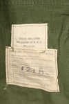 1964 Contract S-L with hemming 1st Model Jungle Fatigue Pants, used with fading.