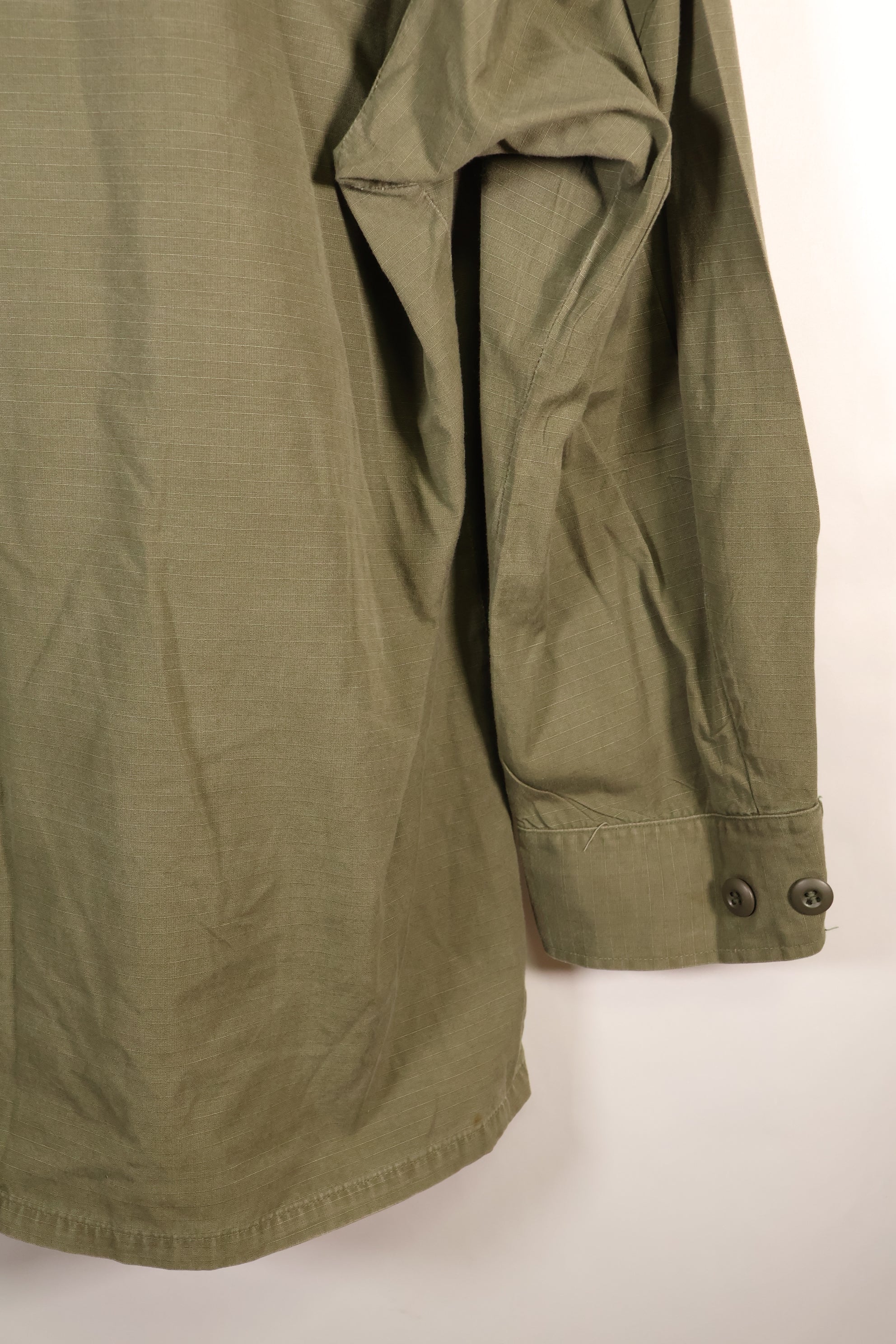 1969 Contract, M-R, 4th Model Jungle Fatigue Jacket, With Aftermarket Patches, Used