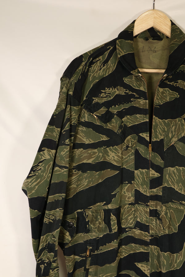 Mid-1960s, Size 46, Okinawa Tiger Pattern, Tiger Stripe Flight Suit, Used