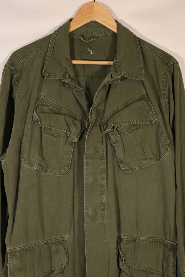 Real 1967 3rd Model Jungle Fatigue Jacket, no size tag, used.