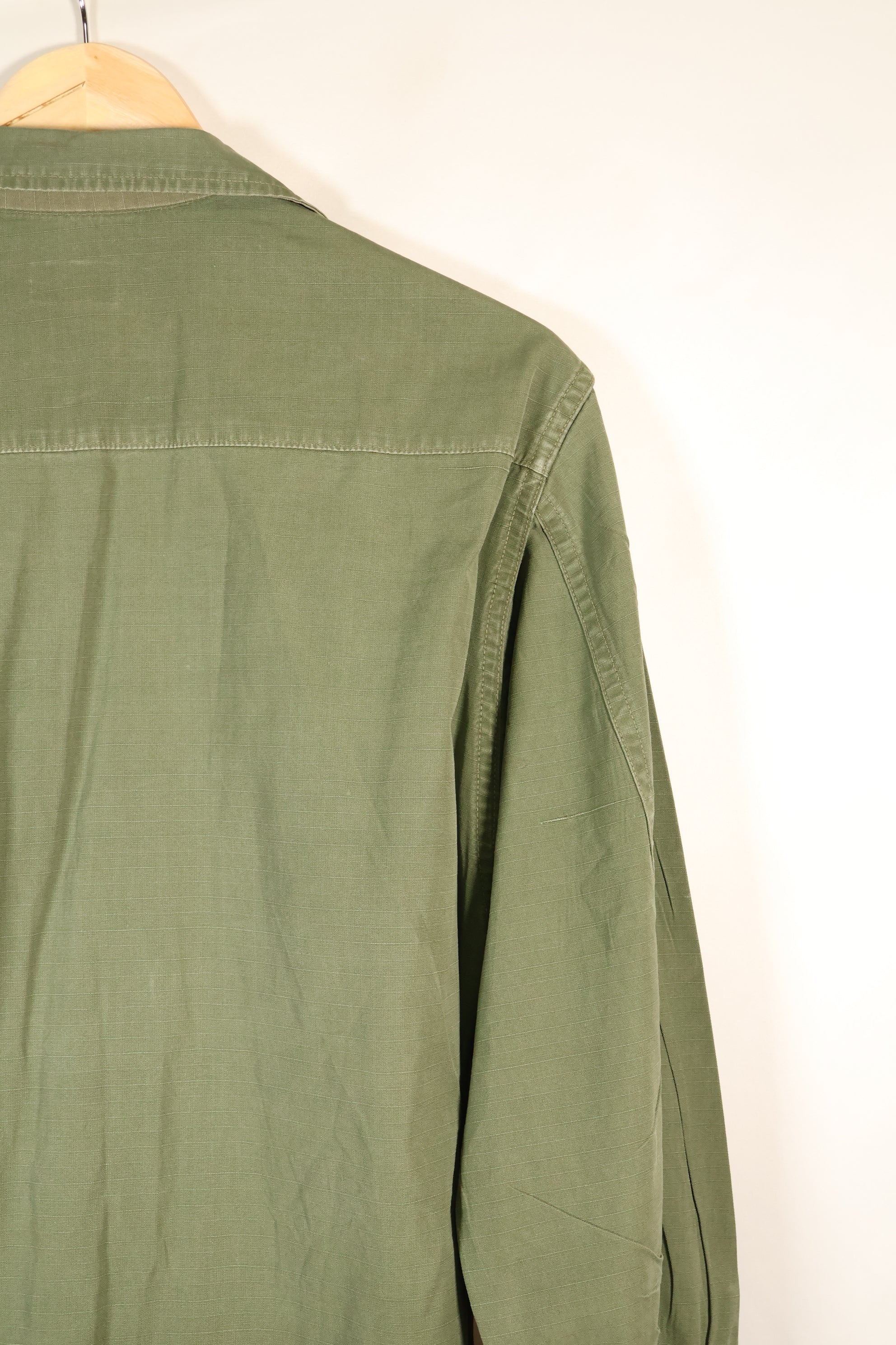 1969 Contract, M-R, 4th Model Jungle Fatigue Jacket, With Aftermarket Patches, Used