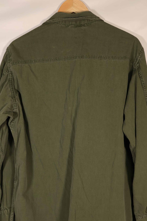 Real 1967 3rd Model Jungle Fatigue Jacket, no size tag, used.