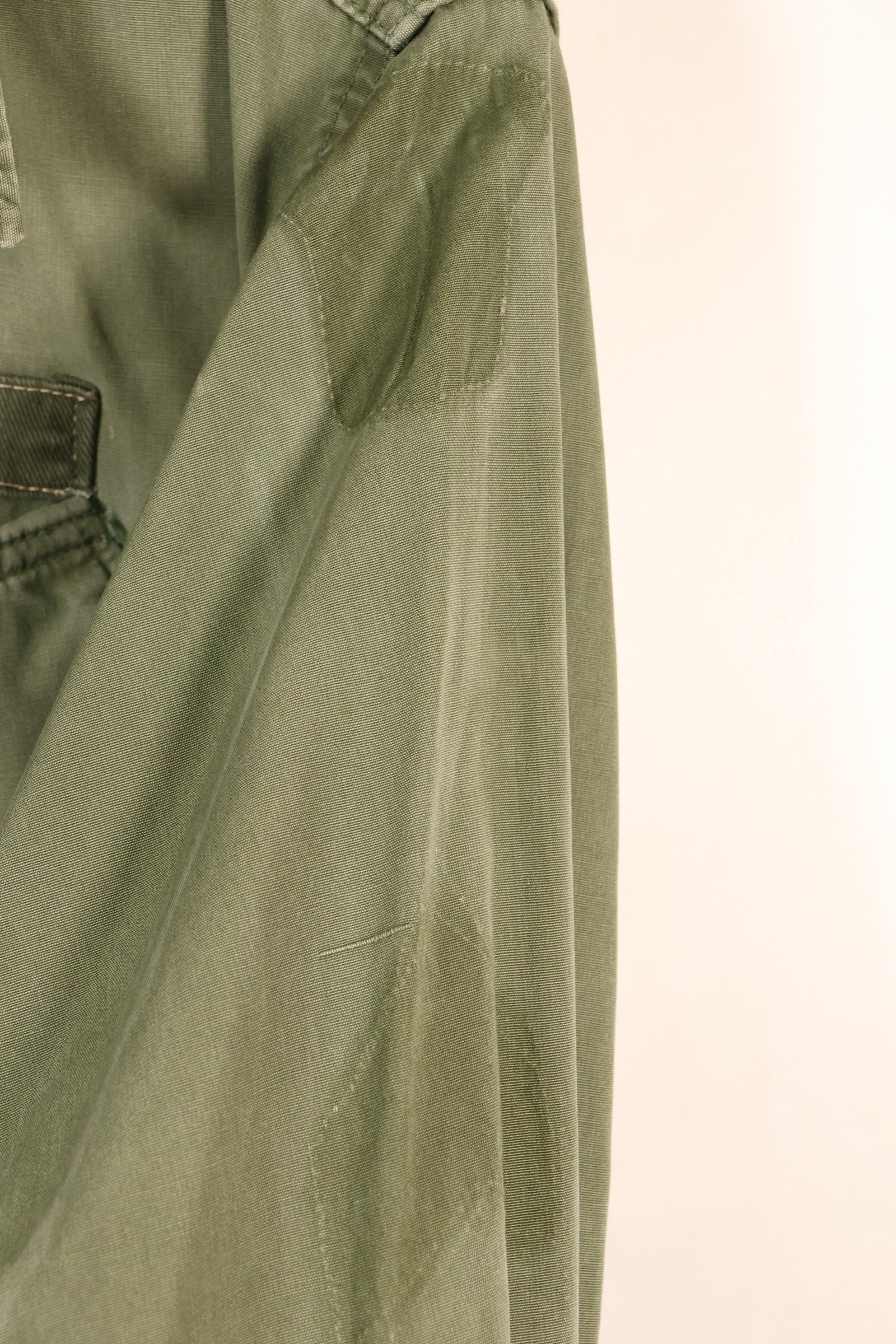 1967 Contract, M-R, U.S. Army, 3rd Model Jungle Fatigue Jacket, with Patches, Used