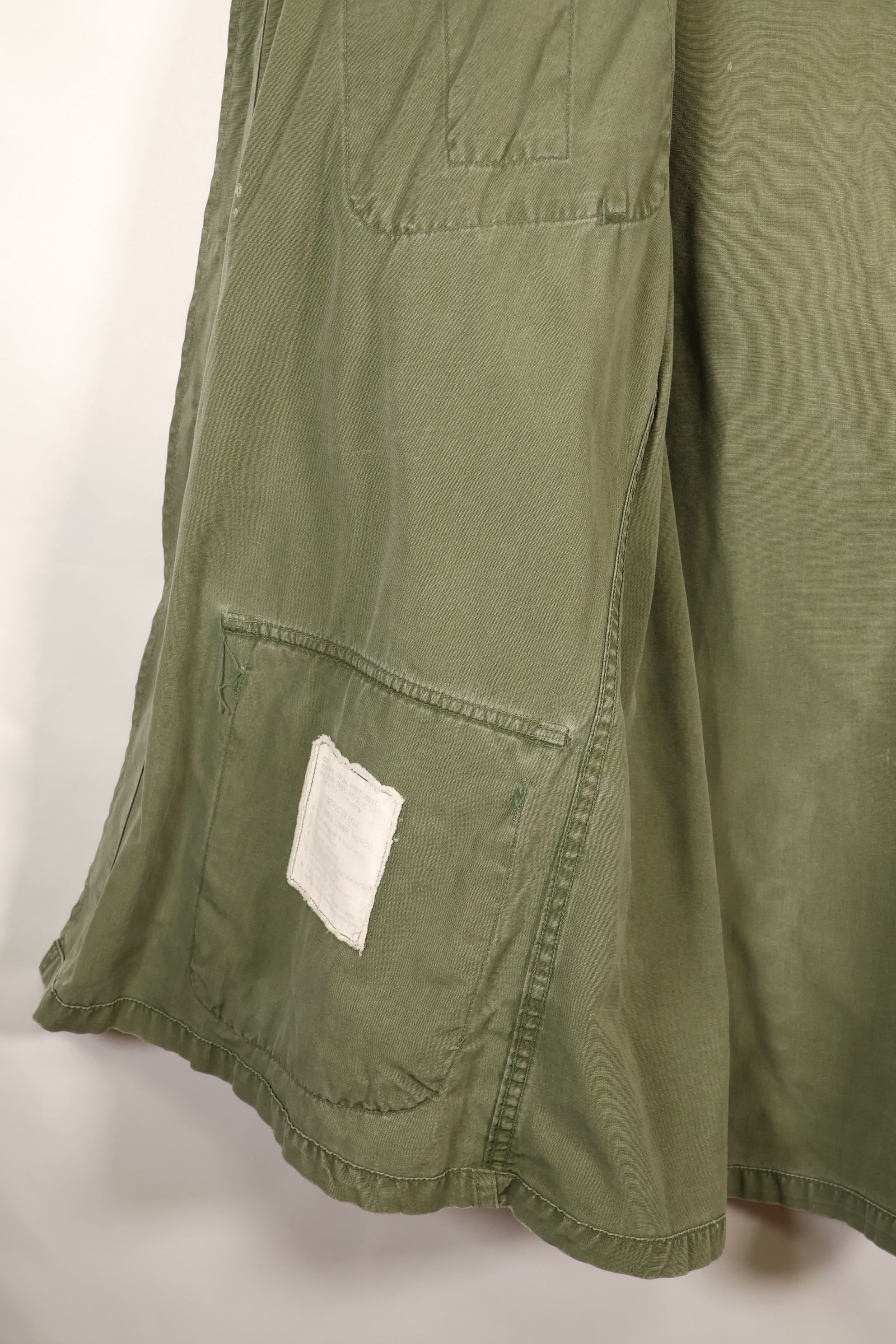 1967 Contract, M-R, U.S. Army, 3rd Model Jungle Fatigue Jacket, with Patches, Used