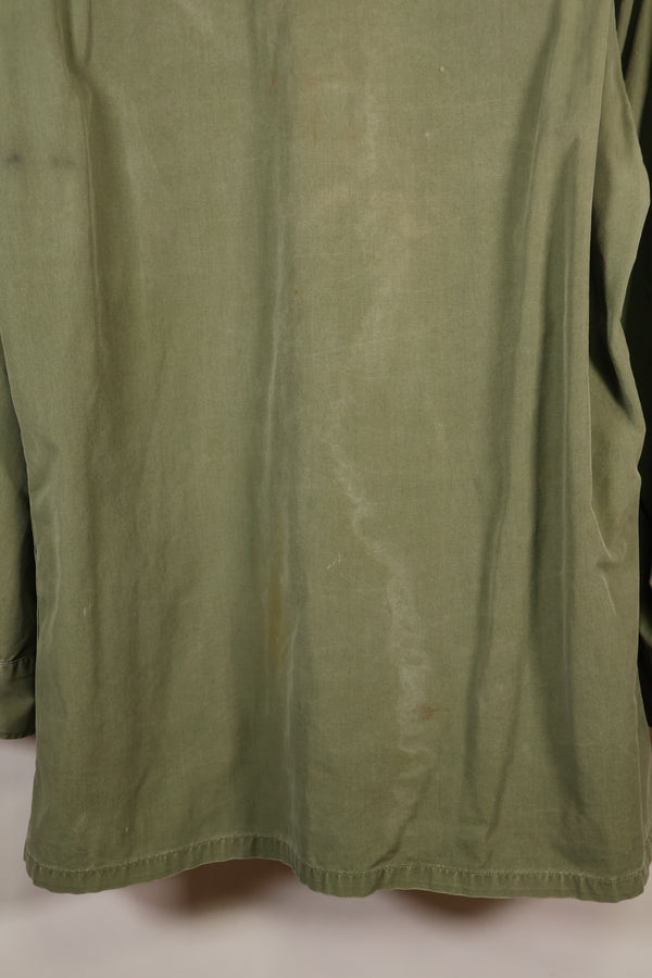 1967 Contract, M-R, U.S. Army, 3rd Model Jungle Fatigue Jacket, with Patches, Used
