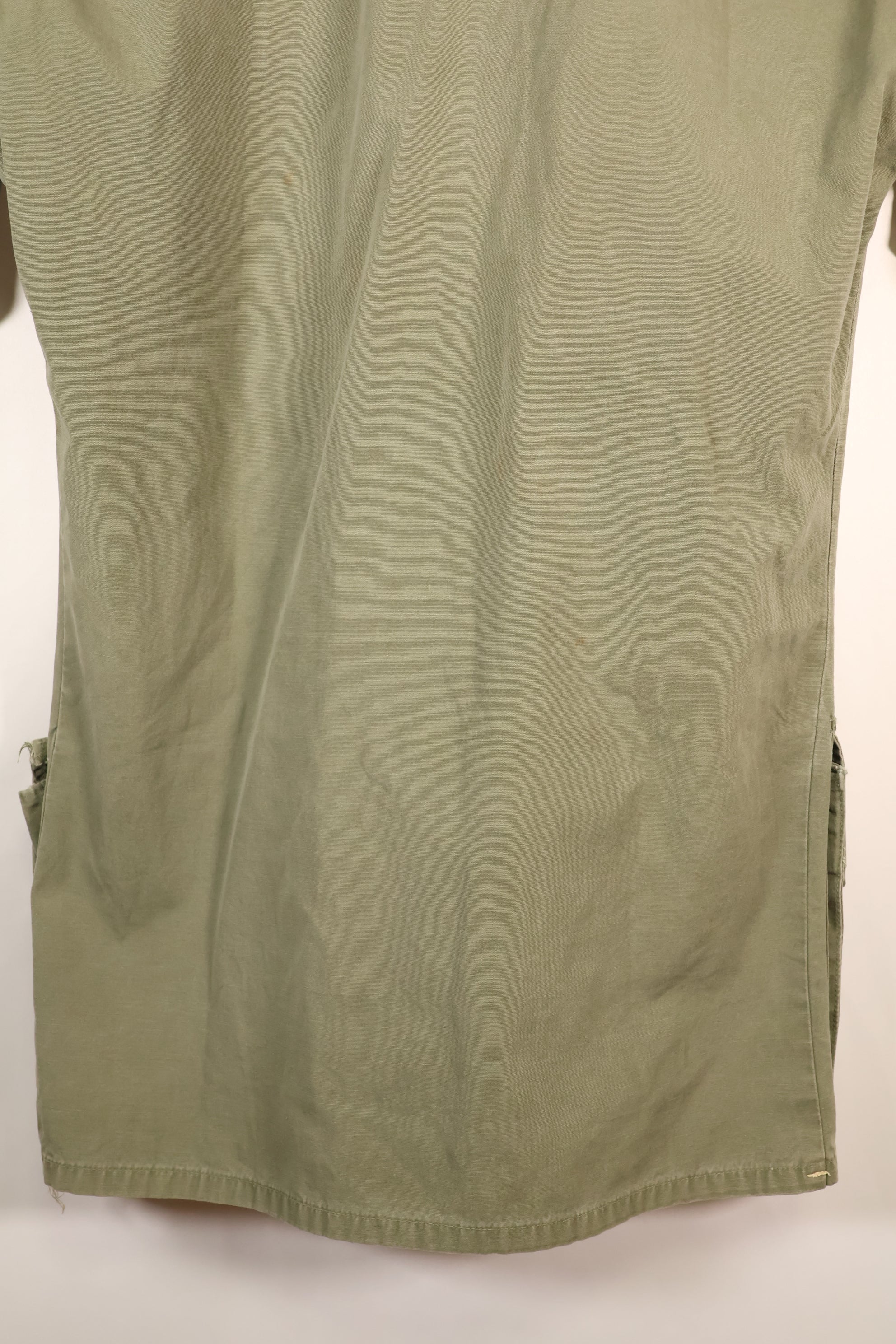 1966–67 Contract, S-R, Presumed USAF Issue, 3rd Model Jungle Fatigue Jacket, Short-Sleeve, Used