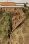 1940s, WWII, USMC, P-44, Frogskin Camouflage, HBT Pants, Used